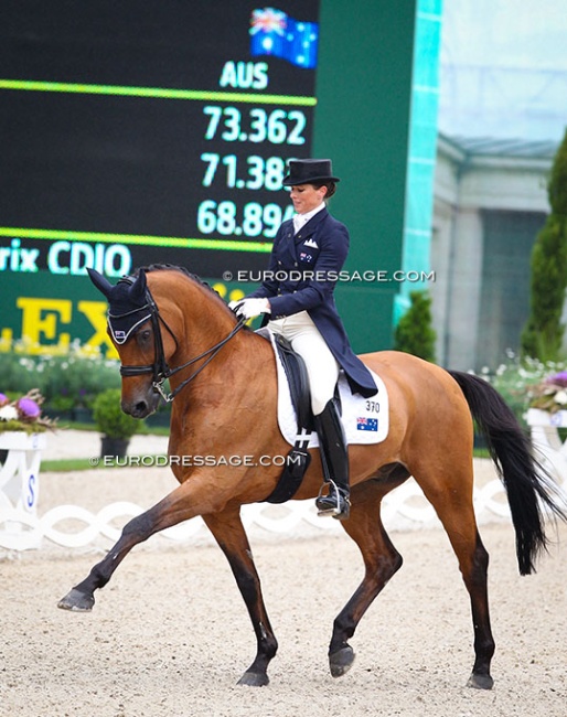 Lyndal Oatley and Potifar at the 2011 CDIO Aachen :: Photo © Astrid Appels