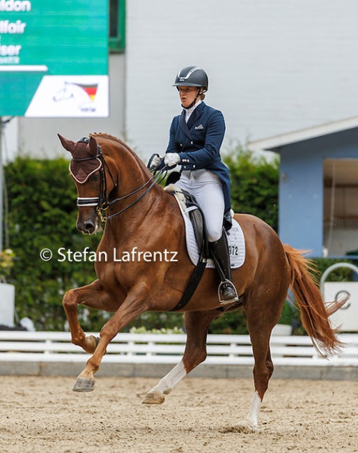 Anne Koch and Lagavulin at the 2022 Bundeschampionate :: Photo © Stefan Lafrentz