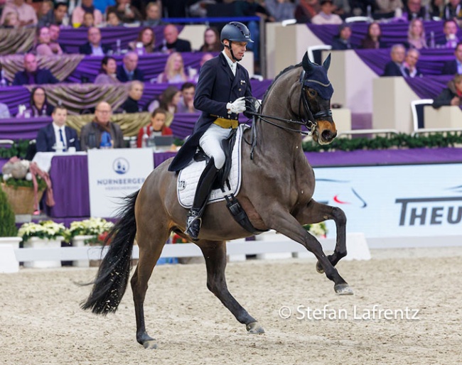 Thomas Wagner and Wynton's Son FRH at the 2022 Nurnberger Burgpokal Finals :: Photo © Stefan Lafrentz