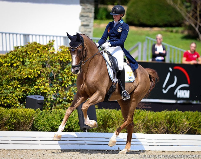 Ellen Stymne and Crescendo at the 2023 European Junior Riders Championships :: Photo © Astrid Appels