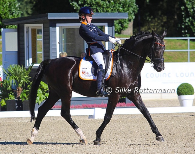 Lotte Krijnsen and Rosenstolz at the 2023 European Para Championships in Riesenbeck :: Photo © Silke Rottermann