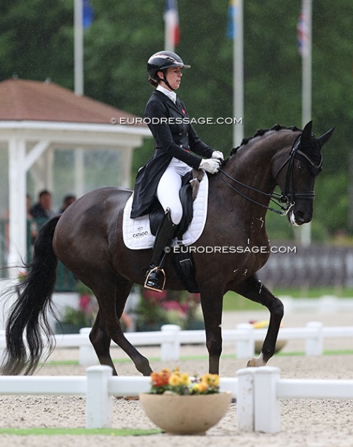 Carina Cassoe Kruth and Heiline's Danciera at the 2024 CDIO Compiegne :: Photo © Astrid Appels