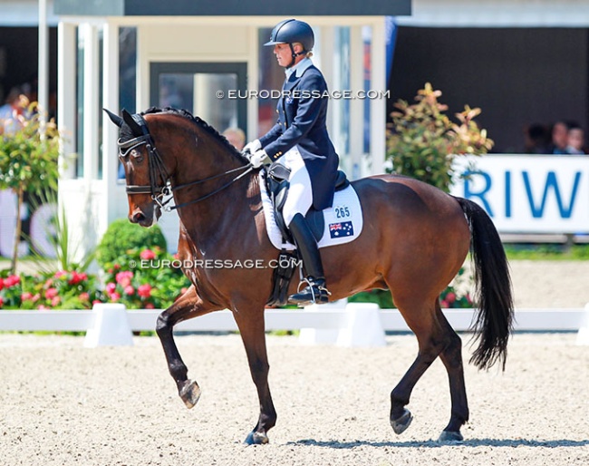 Mary Hanna and Umbro at the 2016 CDIO Rotterdam :: Photo © Astrid Appels