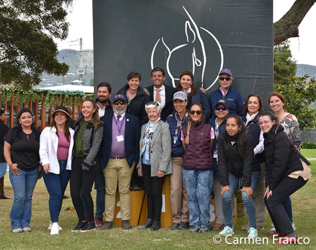 Officials and the organizing committee at the 2024 CDI Cajica :: Photos © Carmen Franco