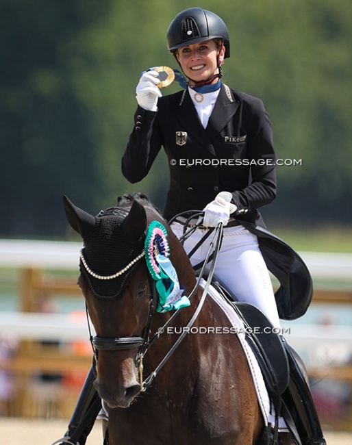Second, consecutive individual gold for Dalera at the 2024 Olympic Games :: Photo © Astrid Apels