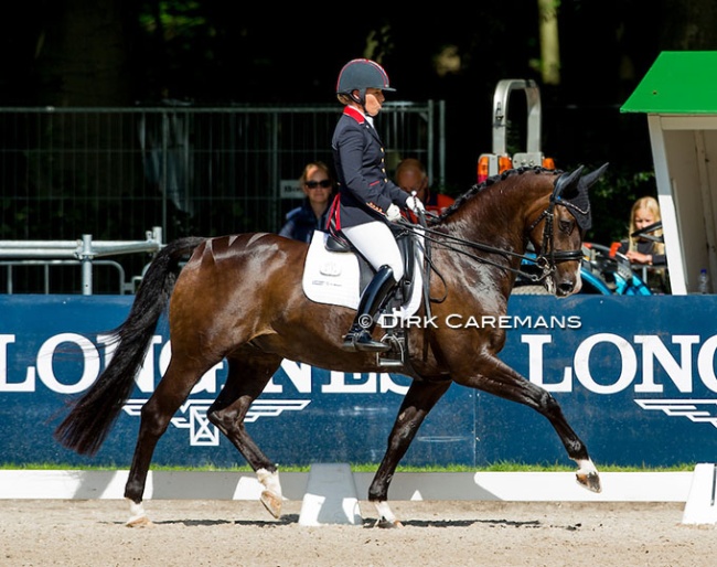 Sophie Wells and C Fatal Attraction at the 2019 European Para Dressage Championships in Rotterdam :: Photo © Dirk Caremans