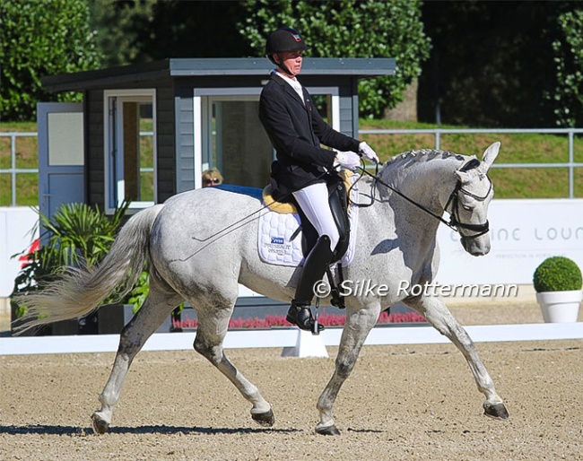 Tobias Thorning Jørgensen and Jolene Hill at the 2023 European Para Championships in Riesenbeck :: Photo © Silke Rottermann