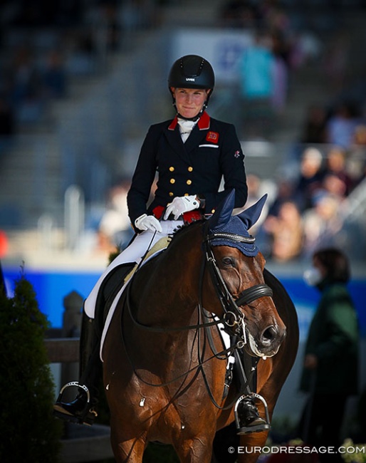 Lara Butler and Kristjan at the 2021 CDIO Aachen :: Photo © Astrid Appels