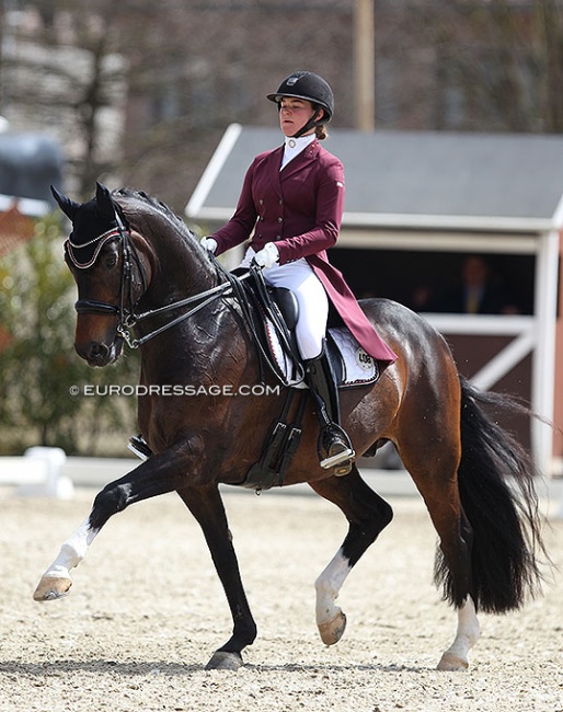 Quinty Vossers and Hummer at the 2021 CDI Sint-Truiden :: Photo © Astrid Appels