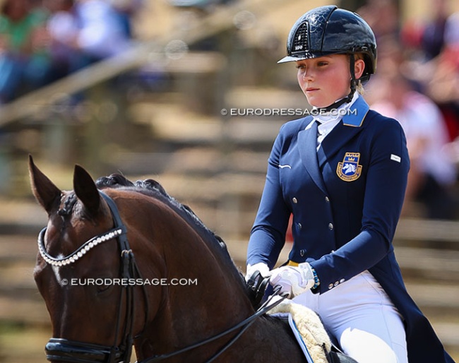 Ellen Hedbys at the 2022 European Young Riders Championships :: Photo © Astrid Appels