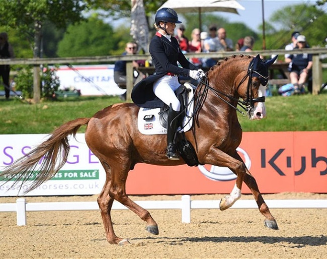 British Under 25 rider Jessica McConkey on Dior at Hickstead :: Photo © Spidge
