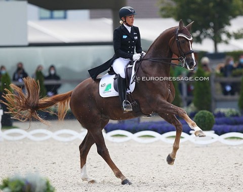 Ingrid Klimke and Firlefranz at the 2021 CDIO Aachen :: Photo © Astrid Appels