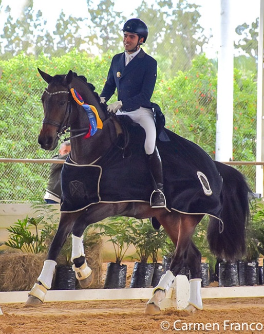 Santiago Cardona and Fair Lady win the 2024 Colombian Dressage Championships at the CDI Medellin :: Photos © Carmen Franco