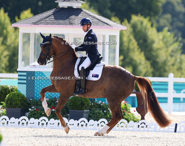 Jayden Brown and Quincy B at the 2024 Paris Olympic Games :: Photo © Astrid Appels