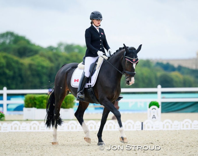 ara Dressage Athlete of the Year Roberta Sheffield and Fairuza competing at the Paris 2024 Paralympic Games :: Photo © Jon Stroud