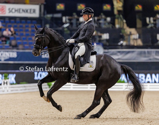 Timo Kemmerer and Dantes Zazou at the 2024 CDI 4* Stuttgart :: Photo © Stefan Lafrentz