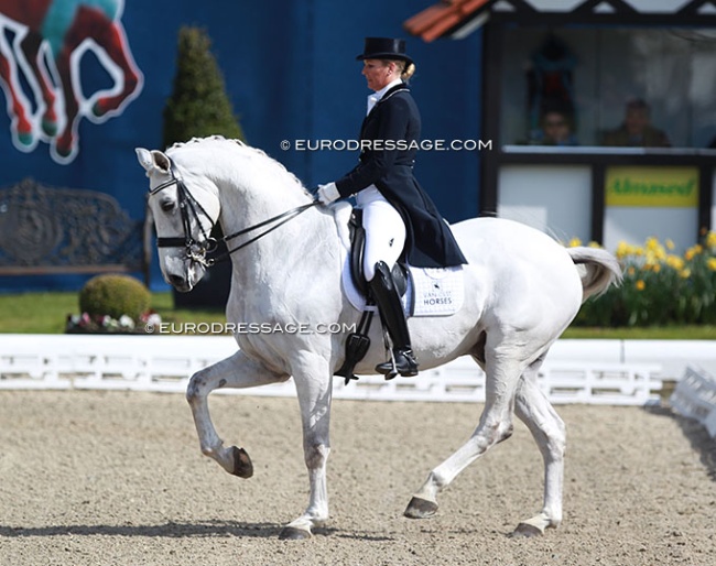 Anne van Olst and Zidhane at the 2016 CDI Hagen :: Photo © Astrid Appels