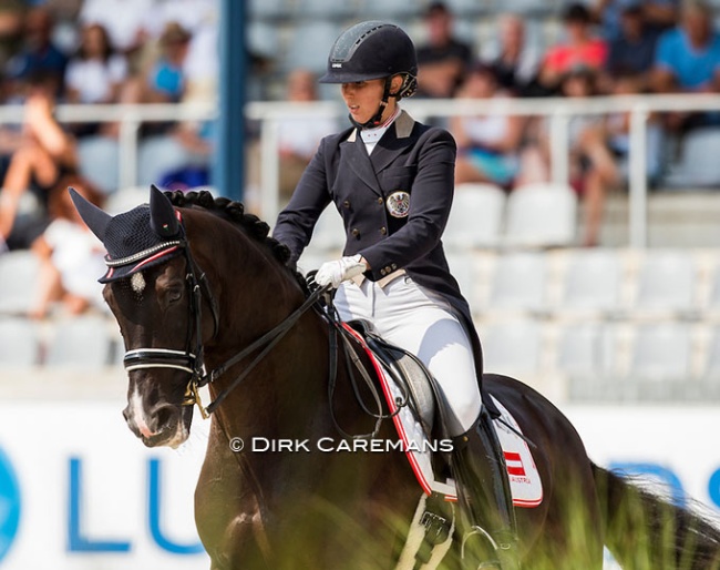 Franziska Fries and Atomic in the U25 division at the 2018 CDIO Aachen :: Photo © Dirk Caremans