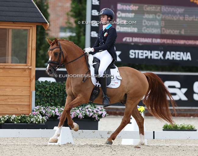 Salome Bartz and Derano B at the 2024 European Pony Championships :: Photo © Astrid Appels