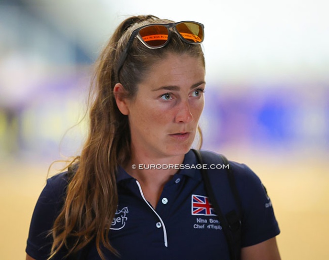 Nina Boex at the 2024 European Junior Riders Championships :: Photo © Astrid Appels