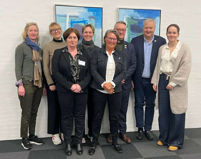 The newly elected board of directors and chair of the Danish Equestrian Federation :: Photo © DRF