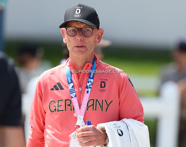 Klaus Roeser at the 2024 Olympic Games in Paris :: Photo © Astrid Appels
