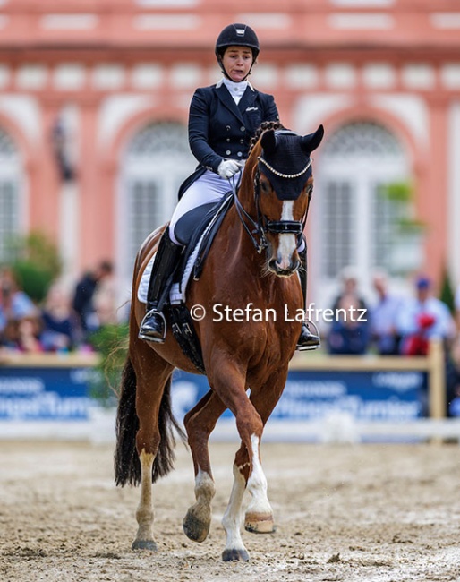 Franziska Stieglmaier and Diamond Head at the 2024 CDI Wiesbaden :: Photo © Stefan Lafrentz