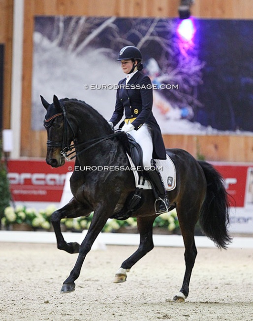Sophie Reef and Charming Lady at the 2020 CDI Lier :: Photo © Astrid Appels