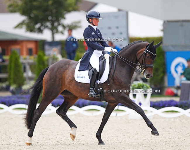 Helen Langehanenberg and Schöne Scarlett at the 2021 CDIO Aachen :: Photo © Astrid Appels