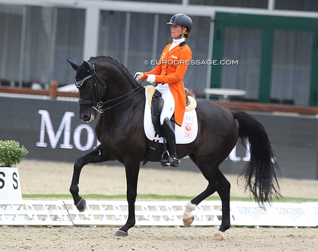 Adelinde Cornelissen and Governor STR at the 2021 European Championships in Hagen :: Photo © Astrid Appels