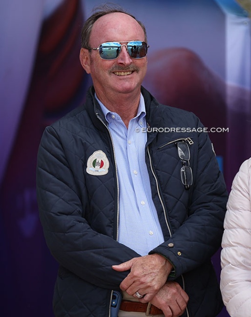 American judge William Warren attending the 2022 World Championships in Herning :: Photo © Astrid Appels