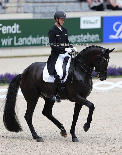 Sönke Rothenberger and Matchball OLD at the 2023 CDIO Aachen :: Photo © Astrid Appels