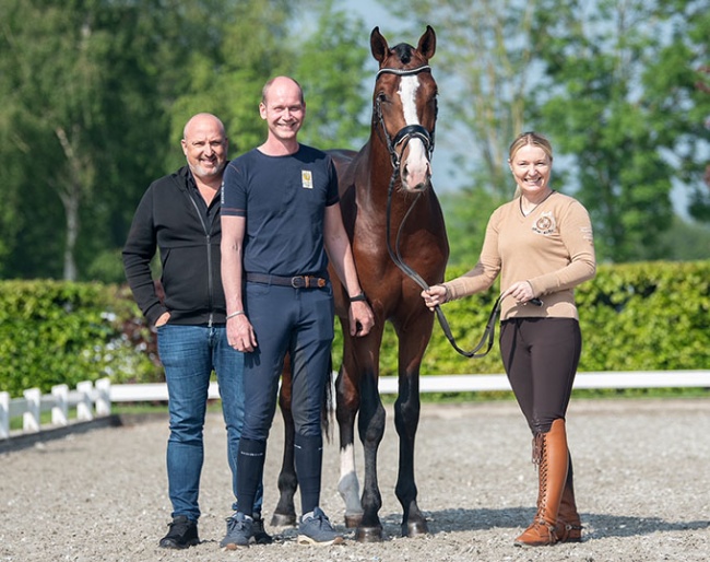 NRPS Performance Test winner Final Dream with his owners Paul Jansen, Diederik van Silfhout and Anna Polera :: Photo © Picture Pure