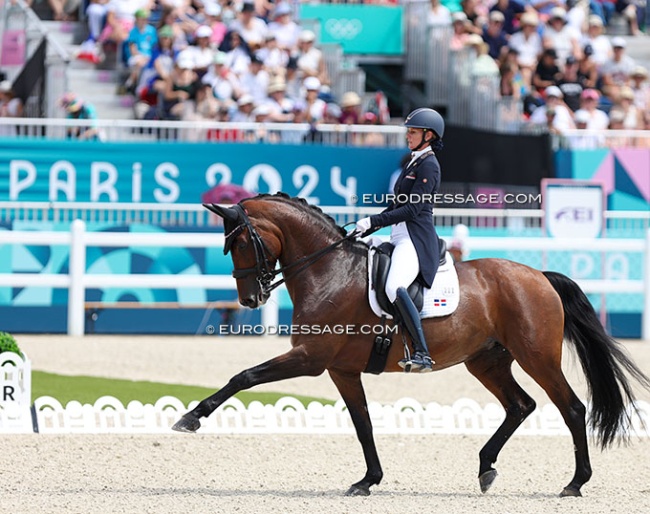 Yvonne Losos de Muniz and Aquamarijn at the 2024 Paris Olympics :: Photo © Astrid Appels