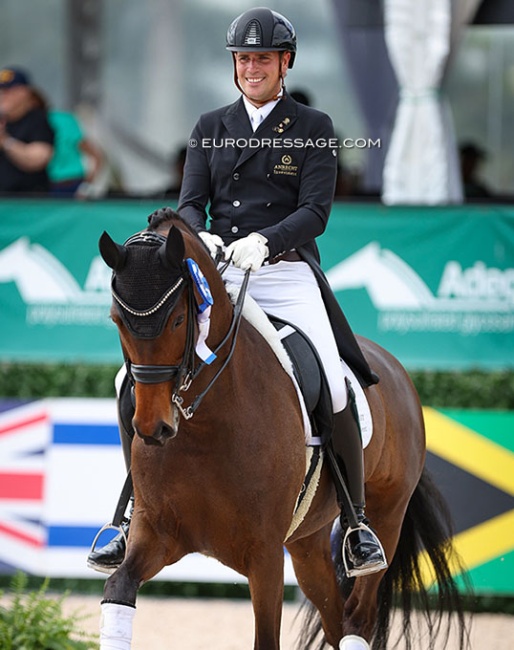 Frederic Wandres at the 2024 Global Dressage Festival :: Photo © Astrid Appels