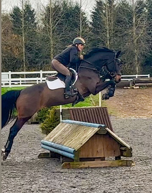Abi Lyle and Francesca training cross country