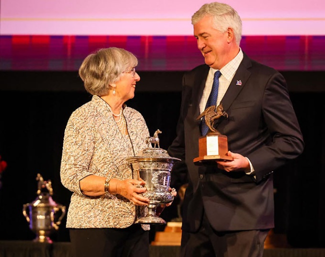 Lendon Gray received the 2024 USEF Lifetime Achievement Award at the Pegasus Awards Dinner :: Photo © US Equestrian