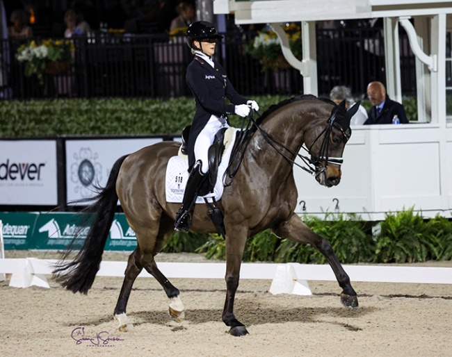 Felicitas Hendricks and Drombusch at the 2025 CDI-W Wellington :: Photo © Sue Stickle