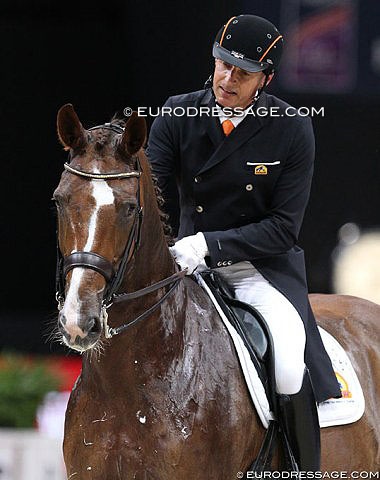 Patrick van der Meer and Zippo at the 2018 World Cup Finals :: Photo © Astrid Appels