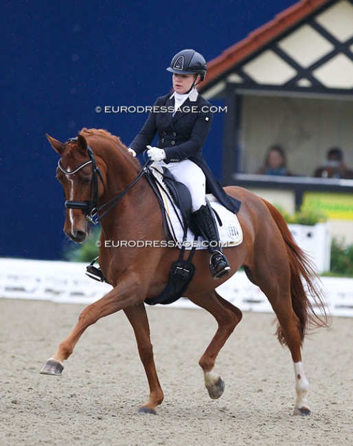 Susanna Steinberg (née Avellan) on Rhapsodie at the 2019 CDI Hagen :: Photo © Astrid Appels