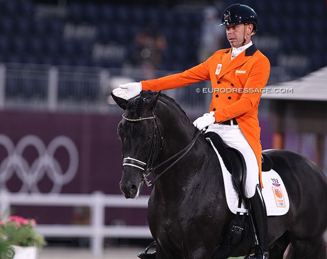 Hans Peter Minderhoud and Dream Boy at the 2021 Tokyo Olympics :: Photo © Astrid Appels