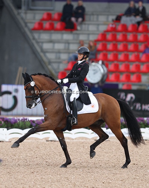 Grete Ayache and Farao Da Raia at the 2022 World Championships in Herning :: Photo © Astrid Appels