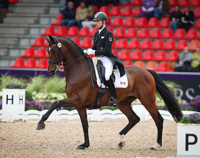 Rya Torkkeli and Sternenwanderer at the 2022 World Championships in Herning :: Photo © Astrid Appels