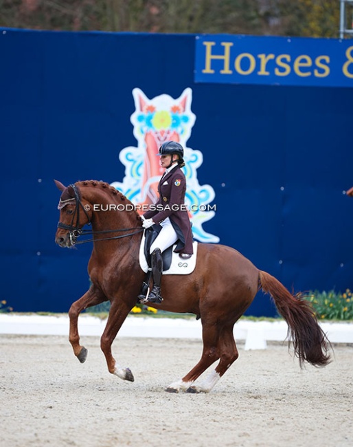 Yara Reichert and Springbank II VH at the 2023 CDI Hagen :: Photo © Astrid Appels