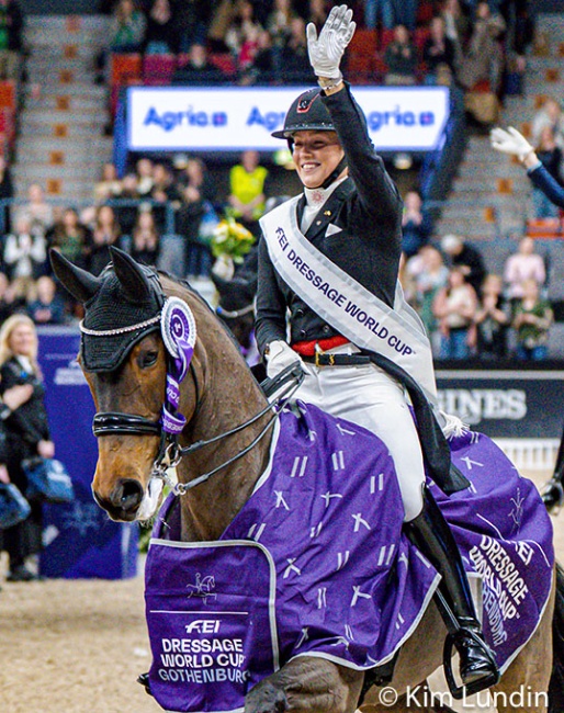 Cathrine Dufour and Mount St. John Freestyle at the 2025 CDI-W Gothenburg :: Photos © Kim Lundin