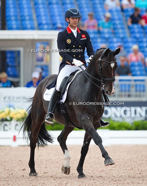 Spencer Wilton and Super Nova at the 2018 World Equestrian Games :: Photo © Astrid Appels
