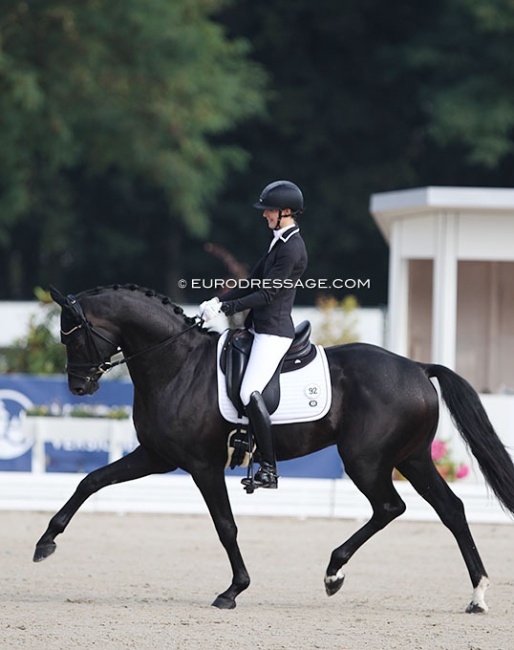 Brunner and Gaston at the 2021 World Young Horse Championships :: Photo © Astrid Appels
