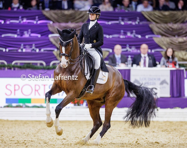Nadine Plaster and Shiva NRW at the 2024 Louisdor Cup Finals :: Photo © Stefan Lafrentz