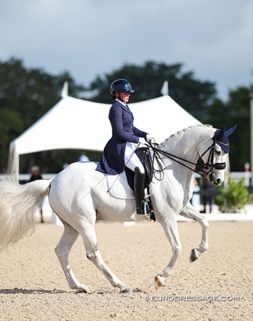 Tessa Holloran and Ike at the 2025 CDN Wellington :: Photo © Astrid Appels