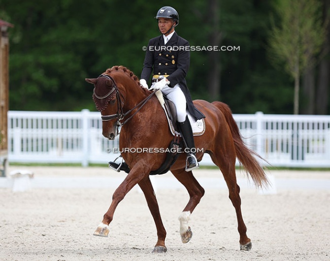 Gilles Ngovan and Zigzag at the 2022 CDIO Compiègne :: Photo © Astrid Appes